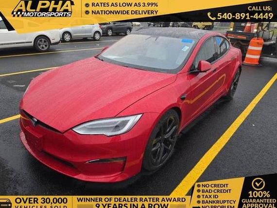 TESLA MODEL S 2022 5YJSA1E64NF460778 image